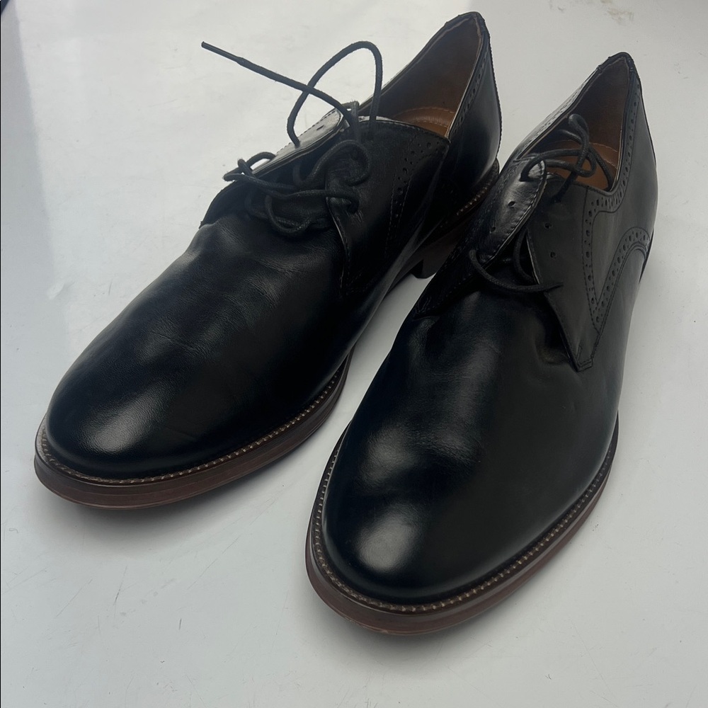 Classic Black Leather Men's Shoes